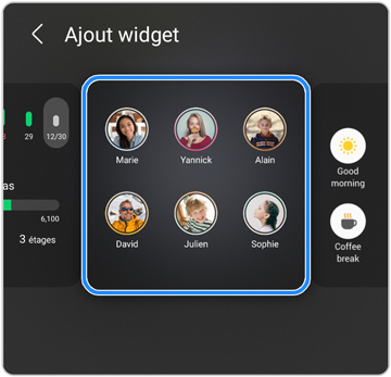 Personnalisez les widgets de l'écran de couverture 4
