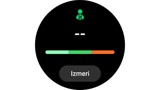 Izmerite svojo telesno sestavo na uri Galaxy Watch.