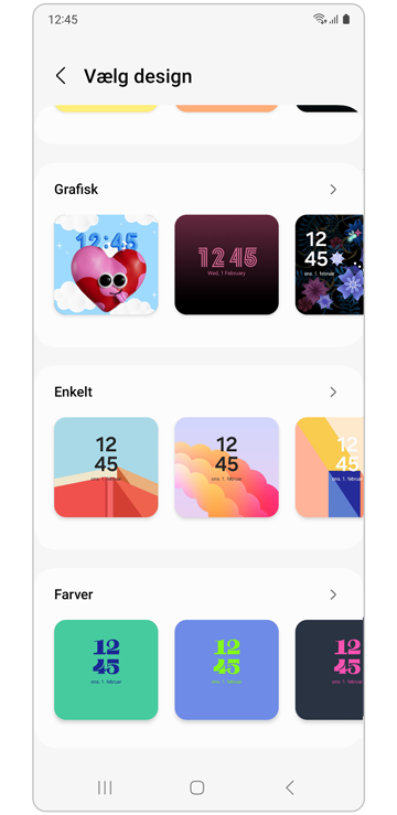 Tilpas omslagsskærmens baggrundsbillede 6
