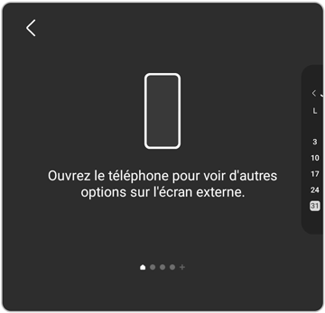 Personnaliser l'écran extérieur avec le fond d'écran 4