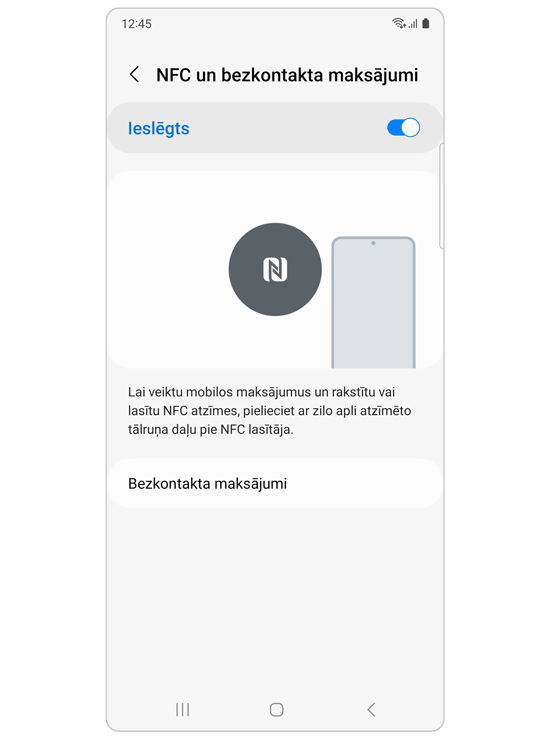NFC un bezkontakta maksājumi