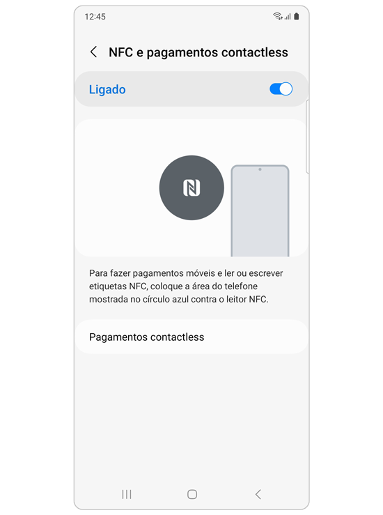 Pagamento NFC e contactless