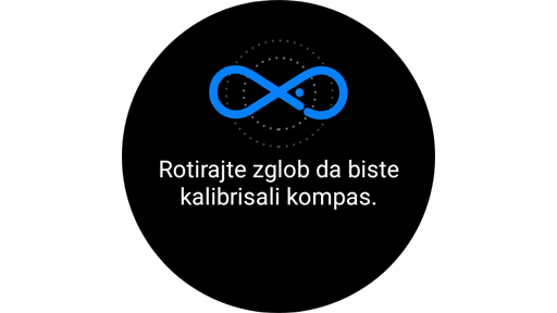 Uputstvo za kalibraciju aplikacije Samsung Kompas.