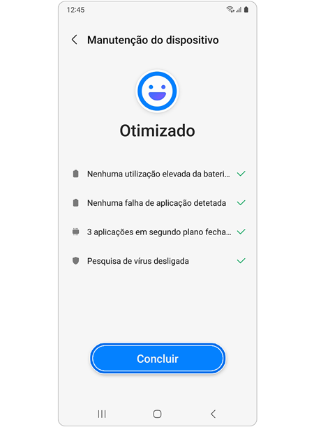 Selecionar Concluir.