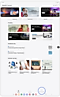 Samsung Members app, hjemskjerm.