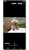 Pantalla mostrando la aplicación del desenfoque de fondo a una foto de un perro