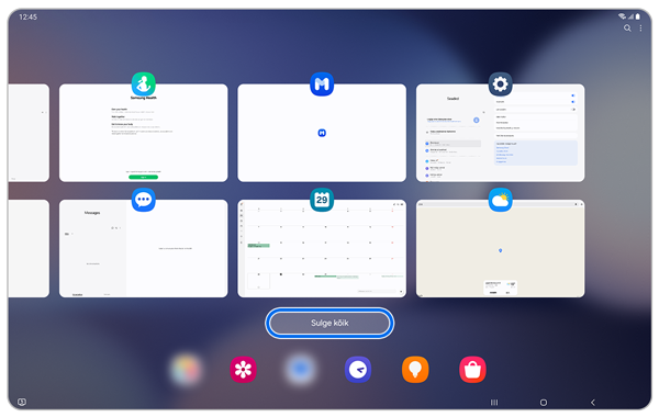 Hiljuti avatud rakendused.