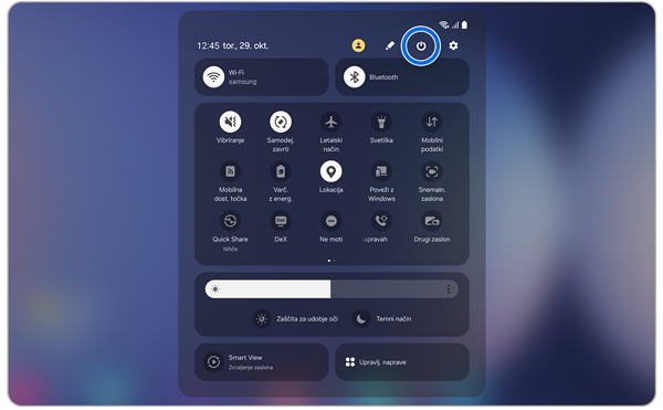 Hitra nastavitvena plošča
