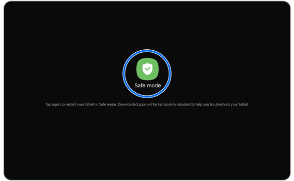 Screen booting in Safe mode