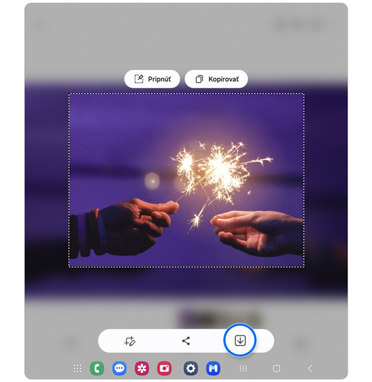 Stránka s ukážkou GIFu