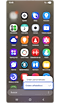 Mostrando la pantalla de Apps y las opciones del menú 'Ordenar', destacando la opción ‘Orden alfabético’ resaltada.