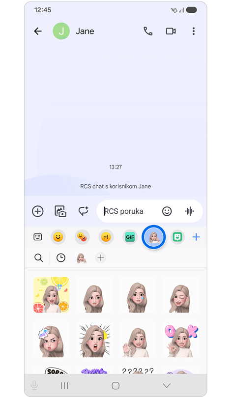 Stikeri za Galaxy Avatar.