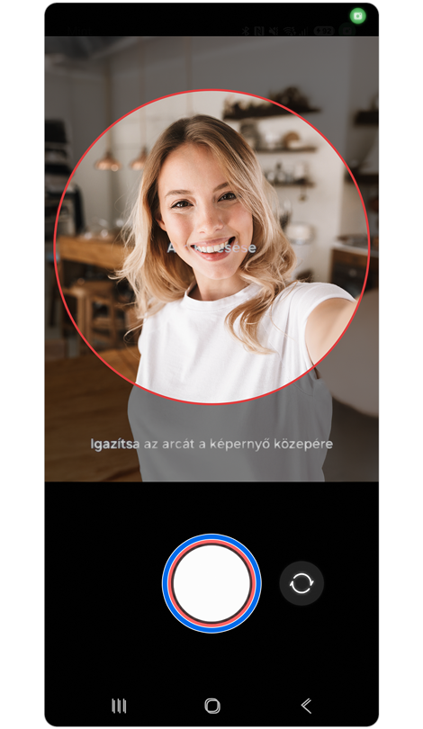 Kamera képernyő.