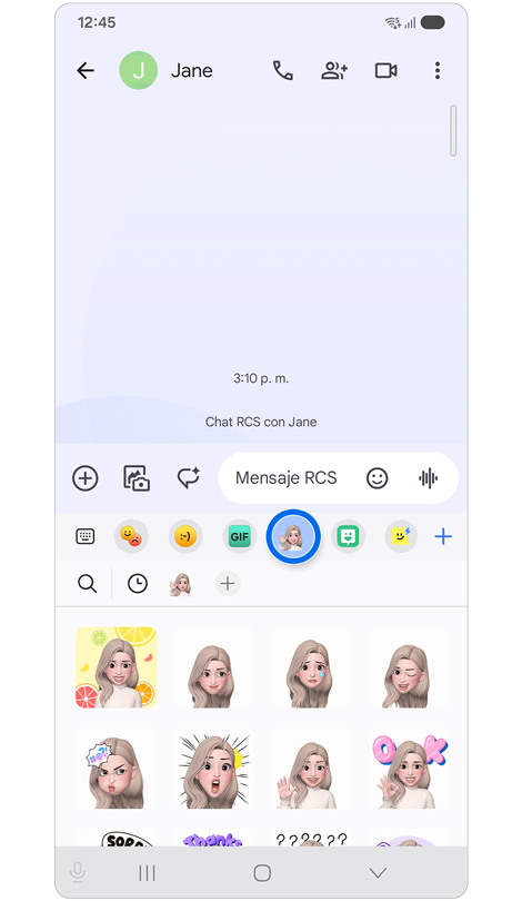 Stickers de Avatar de Galaxy.