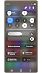 Panneau des raccourcis sur un Samsung Galaxy avec la fonction de rotation automatique activée.