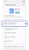Menu de l'écran d'accueil sur un Samsung Galaxy affichant l’option libellés des applications.