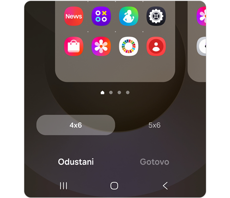 Mrežne opcije početnog zaslona za One UI 7.