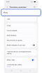 Menu des fonctions avancées sur un Samsung Galaxy.