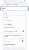 Menu des fonctions avancées sur un Samsung Galaxy.