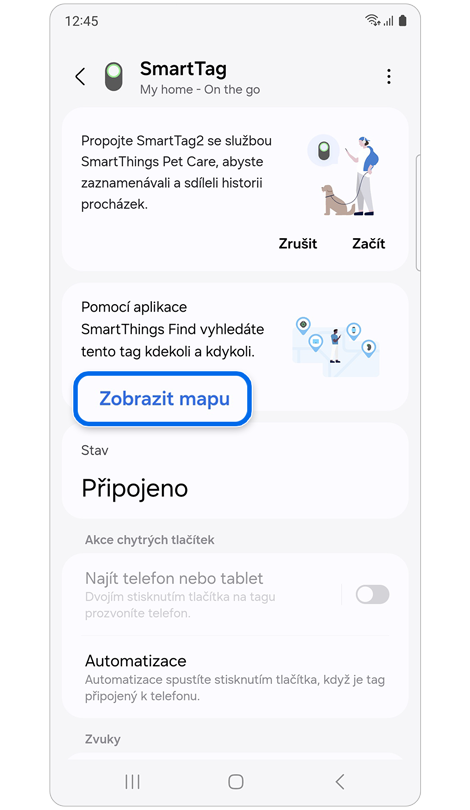 Vyskakovací okno pro pojmenování vašeho SmartTagu.