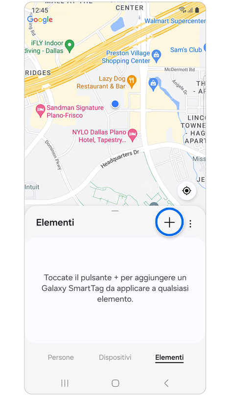Scheda Elementi di Samsung Find