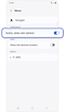 Location and directional options for selected device.