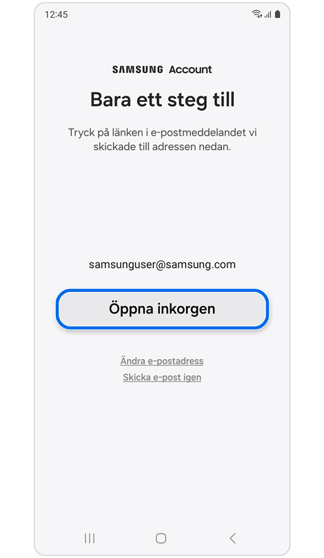 Länk till e-postinkorgen