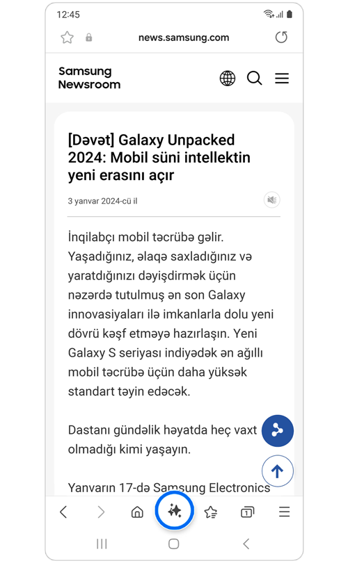 Samsung News məqaləsi