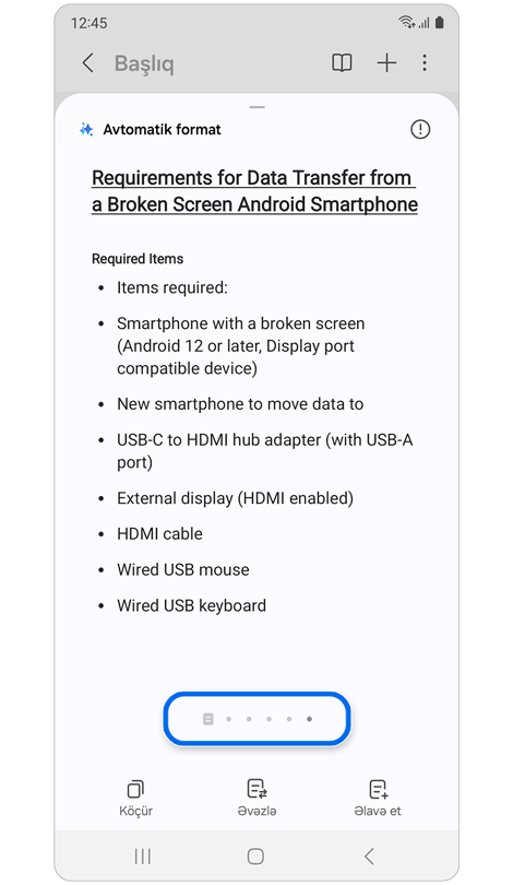 Qeyd avtomatik olaraq qalın başlıqlarla formatlanıb