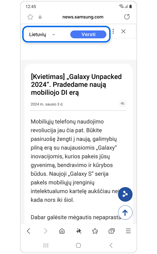 Išskleidžiamasis kalbų, į kurias galima išversti straipsnį, sąrašas.
