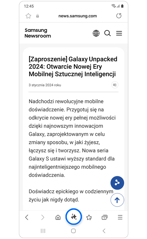Artykuł o wiadomościach Samsung