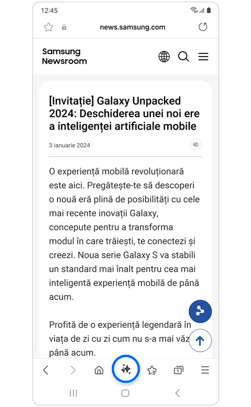 Articol din Știri Samsung