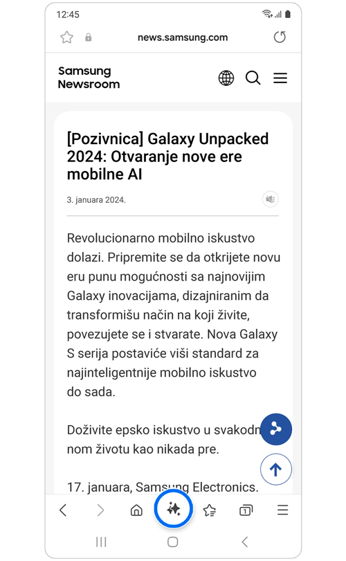 Samsung članak sa vestima