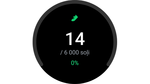 Elementa ekrāns Soļi.