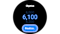 Pantalla para configurar el objetivo de pasos.