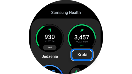 Ekran kafelków Kroki.