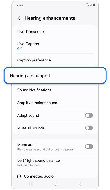 Hearing enhancement features