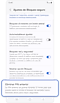Pantalla de Ajustes de Bloqueo seguro.