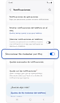 Pantalla de inicio de Notificaciones.