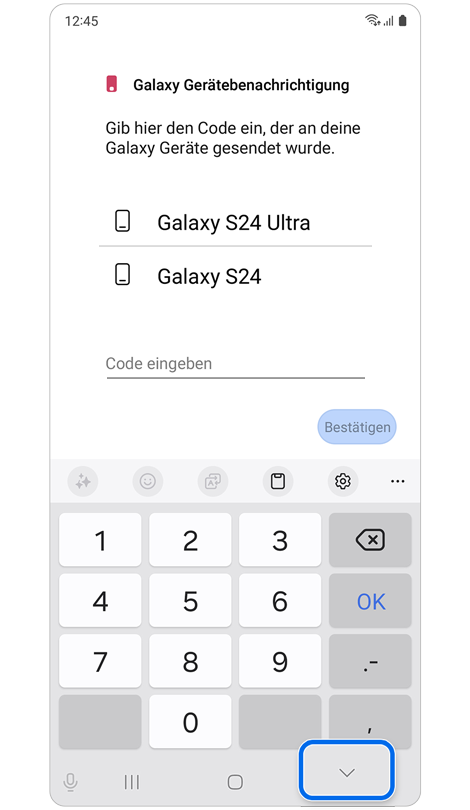 Zwei-Faktor-Authentifizierung für Samsung Account