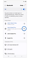 Skjermbilde for Bluetooth.