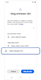 En liste over oppdagede Bluetooth-enheter.