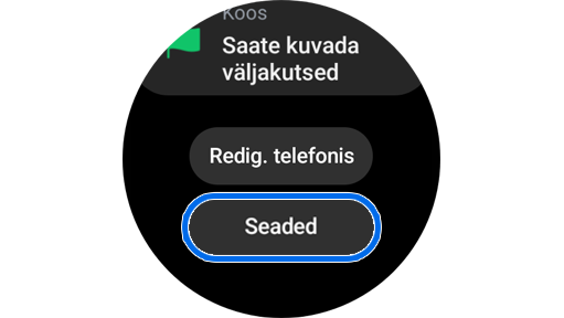 Samsung Health rakendus Galaxy Watchis.