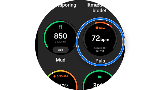 Liste over andre tilgængelige widgets.