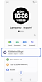 Startskjermbildet til en Galaxy Watch i Galaxy Wearable-appen.