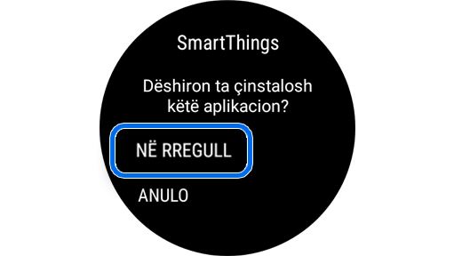 Leja përfundimtare për të çinstaluar një aplikacion para se të vazhdohet me fshirjen.