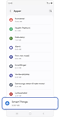 Liste over apper på en Galaxy Watch.