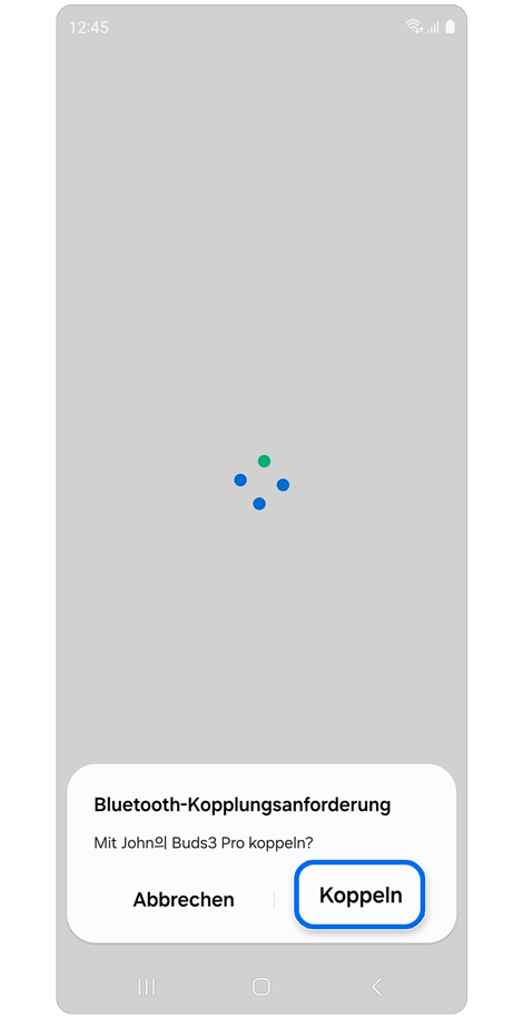 Bluetooth-Kopplungsanforderung