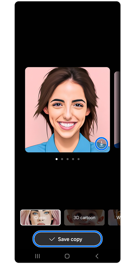 A portrait converted to a comic style image.