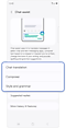 Chat assist settings page
